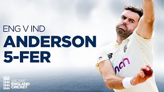 Swing Bowling Brilliance | Jimmy Anderson Takes 5Wickets at Lord's | England v India 2021