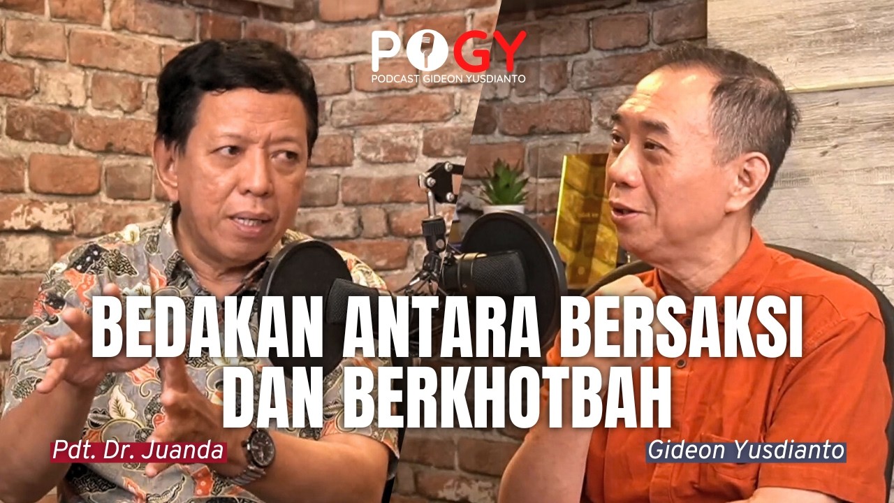 TUTORIAL BERKHOTBAH DI CELL GROUP DARI PENDETA JUANDA! LEADERS CG WAJIB NONTON INI!!