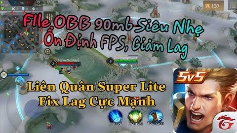 Fix Lag Liên Quân OBB 90mb Siêu Nhẹ, Mượt, Giảm Lag vs Map Xi Măng máy yếu nên tải | PMT Gaming TV