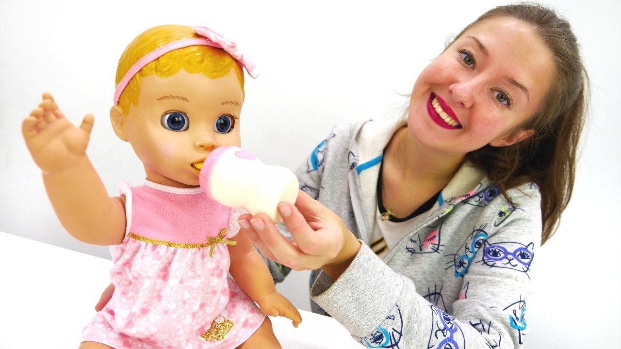 Распаковка пупс. Лувабелла. Кукла Luvabella новорожденная малышка. Кукла мама распаковка. Интерактивная кукла Magic Mia Luvabella.