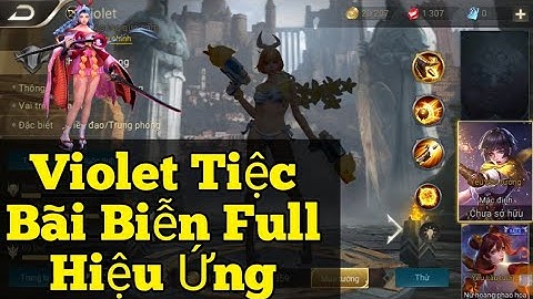 Mod Skin Violet Tiệc Bãi Biển Full Hiệu Ứng !