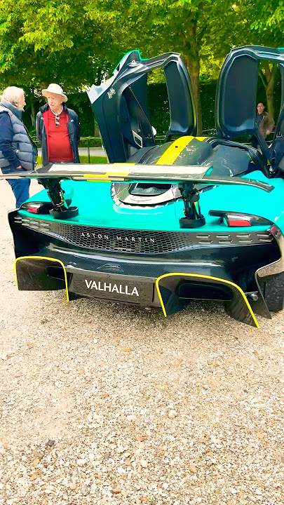 NEW $1M ASTON MARTIN VALHALLA ON DISPLAY AT GOODWOOD SUPERCAR MEET! #shorts #trending #viral #cars