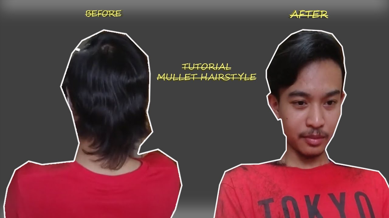 MULLET HAIR STYLE MODEL  RAMBUT  GENJI  YouTube