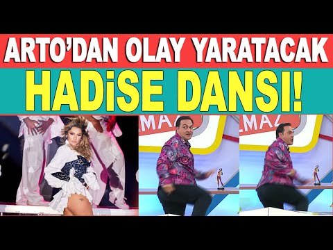 Arto çıldırdı! Önce Hadise'nin dansını taklit etti sonra da ağzına geleni saydırdı!