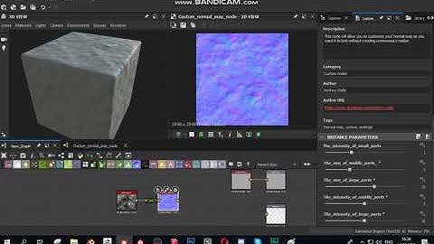 Custom normal map node for Substance designer