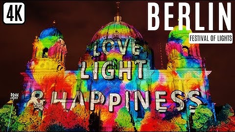 4k Festival of Lights Berlin 2025 Walk | Magical Night in Germany 🇩🇪✨