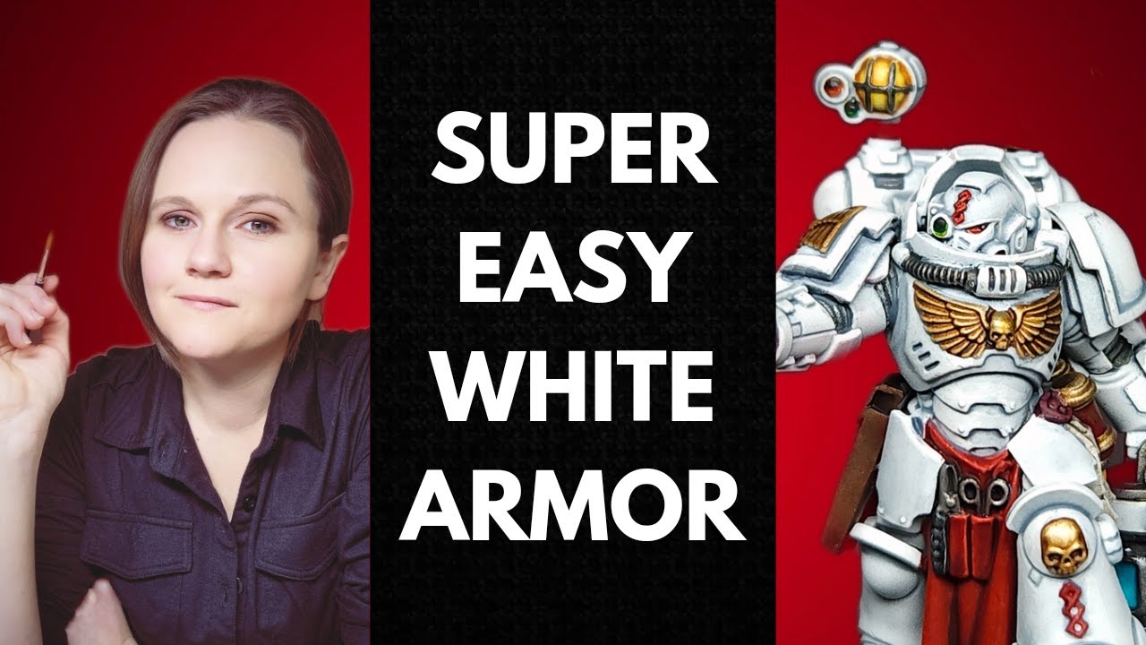 How to Paint Super Easy White Armor 