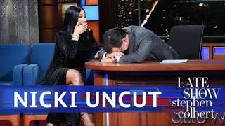 UNCUT: The Nicki Minaj Interview With Stephen Colbert