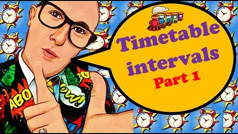 Timetable Interval - Part 1 -  Maths - Word problems