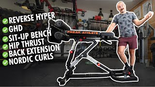 The 6in1 Freak Athlete Nordic Hyper Review: Home Gym Swiss Army Knife!