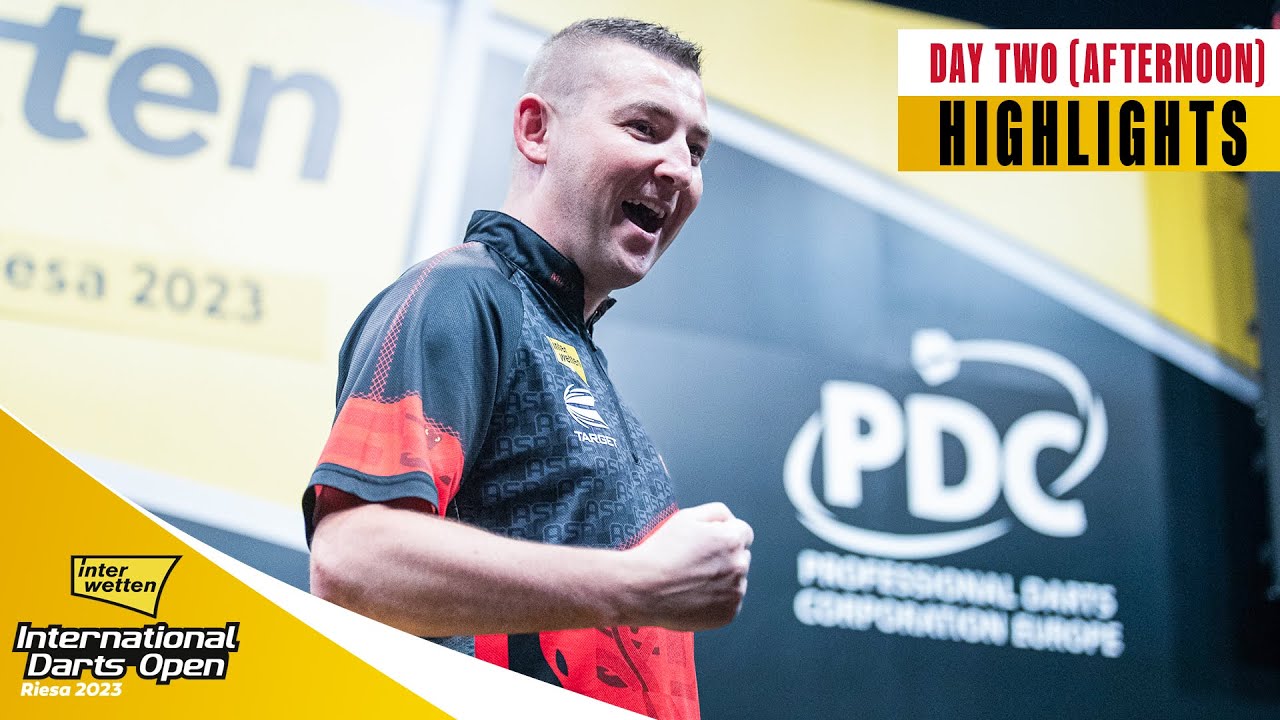 STAGE FALLS ON ASPINALL Day Two Afternoon Highlights 2023 International Darts Open