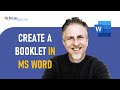 How to Make a Booklet in MS Word | Print A5 Booklet on A4 Paper | Free Booklet Template