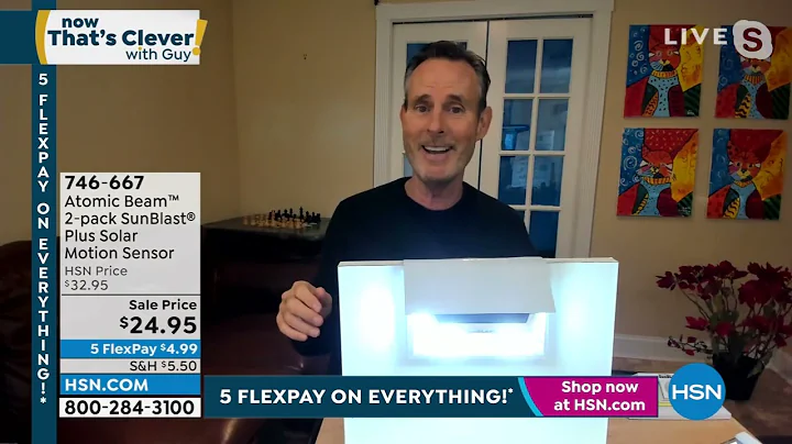 Atomic Beam 2pack SunBlast Plus SolarPowered Motion Sens...