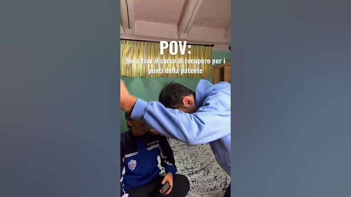 POV: SEI AL CORSO RECUPERO DELLA PATENTE