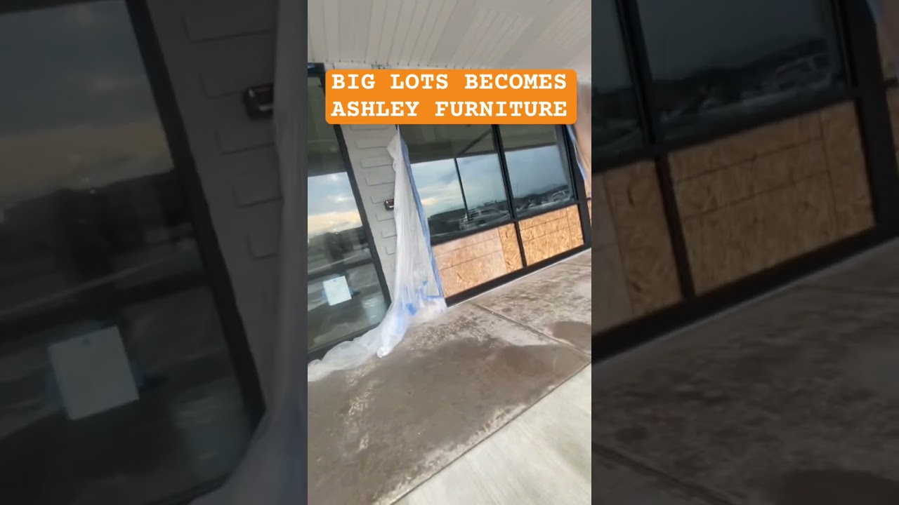 BIG LOTS BECOMES ASHLEY FURNITURE!