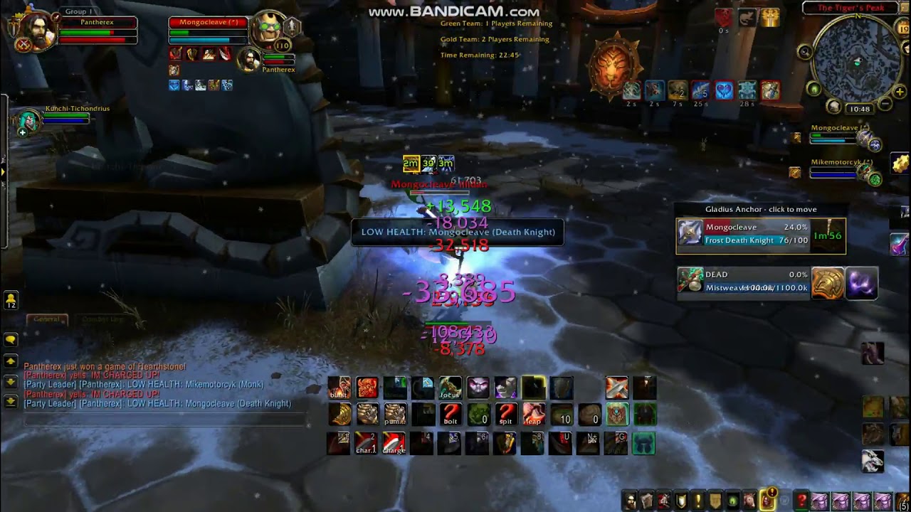 pantherex warrior arenas vs Fdk / Mw monk Legion