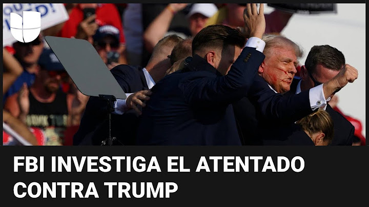 Atentado contra Trump en Pensilvania es investigado como un posible acto de terrorismo doméstico