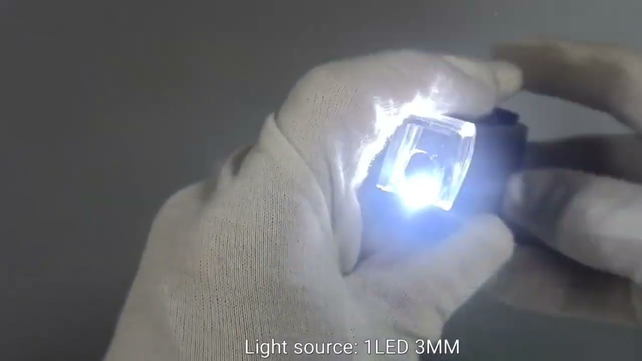 led Variable 60-100x adjustable handheld pocket microscope