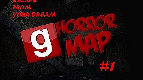SCARED WEEABOO- Gmod Horror Map: Escape your Dream Part 1