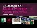 InDesign CC Data Merge and Variable Data Printing [Trailer]
