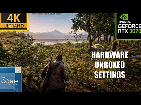 i5 13600K+RTX 3070 8GB | Red Dead Redemption 2 | 4k - Hardware Unboxed Settings