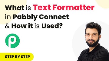 What is Text Formatter in Pabbly Connect and How it is Used?