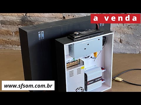 MINI PAREDÃO COM GRAVE SUPER FORTE DE 8 POLEGADAS! #somautomotivo