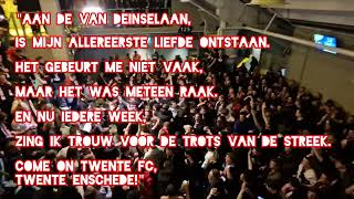 Aan de van Deinselaan - met tekst [uitvak Vitesse - FC Twente]