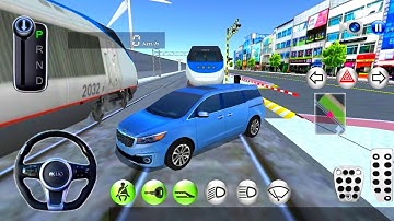 3d Driving Class - New SUV Vs Bullet Train Hit Car Driving - Android Gameplay