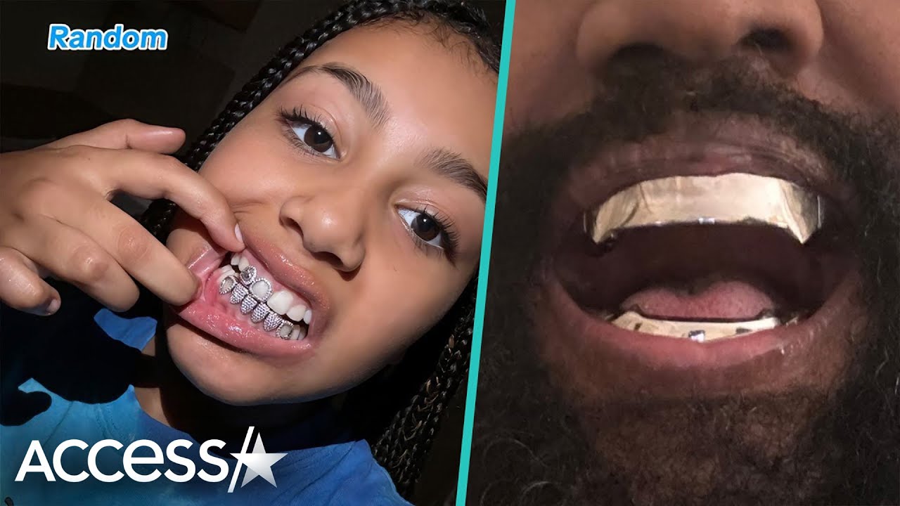 North West Flaunts Diamond-Outlined Grill in TikTok Video, Inspired by Kanye's $850K Titanium Mouthpiece