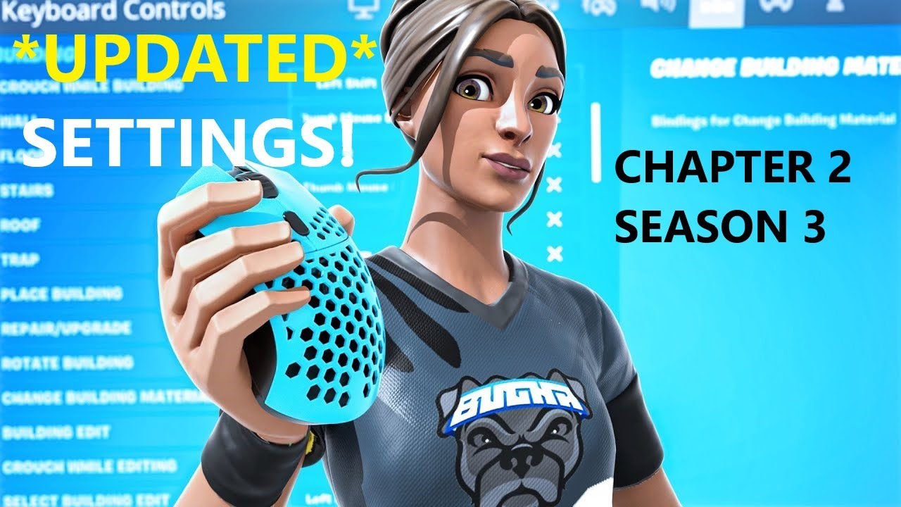 Bugha's *NEW* FORTNITE Settings & Keybinds! (Chapter 2 Season 3) - YouTube