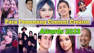 Pemenang Video Content Creator Awards 2023