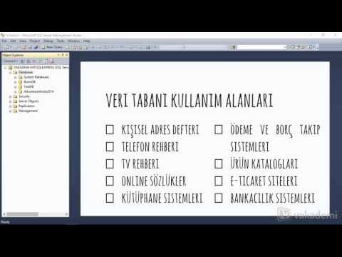 SQL - Veri Tabanı Kavramı