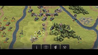 World War 2 -Tactics Strategy War Games Axis#23 Riga Line Hard 3 star screenshot 3