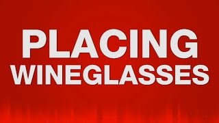 Placing Wineglass on table - SOUND EFFECT - Weinglas auf Tisch abstellen SOUND EFFEKT