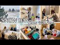 ❄️☃️ SNOW DAY CLEAN WITH ME ☃️❄️ WHOLE HOUSE CLEAN | CLEANING MOTIVATIONAL | ALL DAY CLEANING