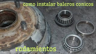 COMO CAMBIAR BALEROS DE RUEDA DIAGNÓSTICO Y PROCESO COMPLETO