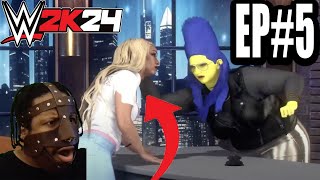 WWE 2k24 MyRise Unleashed Gameplay Walkthrough Part 5 - Loser leaves Raw Match (LEGEND DIFFICULTY)