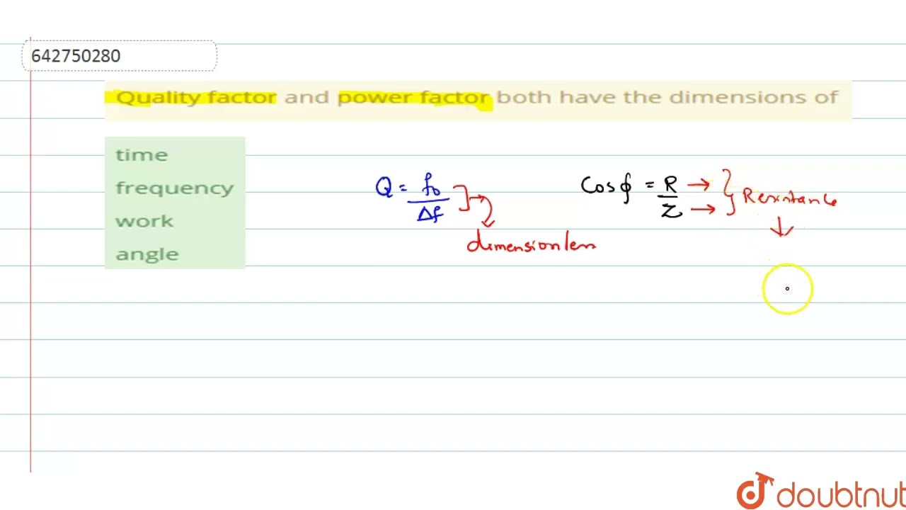 Is Q Factor Equals Power Factor? Exploring The Relationship
