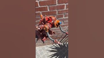 Cómo hacer robots con desechos #arttoys #scratchbuild #toymaker #reciclaje #trashbashing #robot