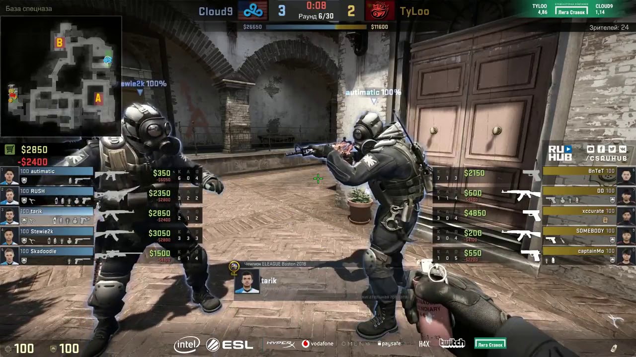 IEM Katowice 2018 ‒ TyLoo vs. Cloud9 ‒ SleepSomeWhile & GodMint