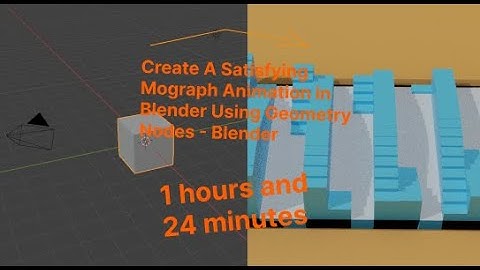 Blender Geometry Nodes Animation in Blender 3.1 [Audio Visualizer]
