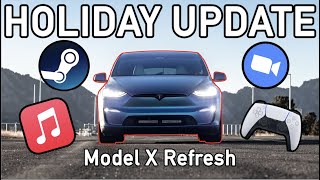 NEW Model X Features in the Holiday Update & FSD Beta!