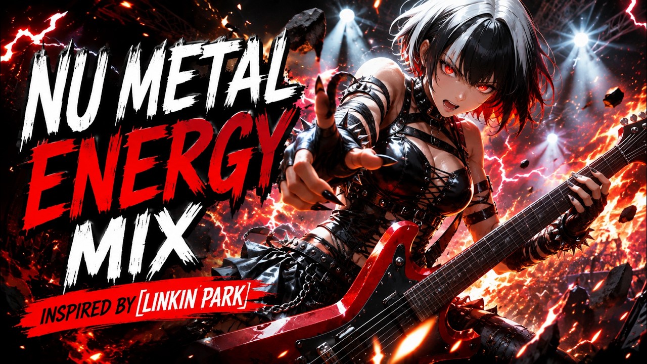 Nu Metal Energy Mix 🔥 | Aggressive Rock Vibes Inspired by Linkin Park 🎧 ...