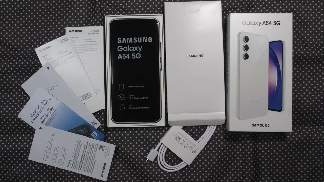 SAMSUNG GALAXY A54 5G Self Unboxing | 三星Galaxy A54 5G自动开箱
