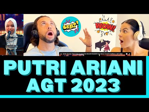 WHAT AN INSPIRATION! First Time Hearing Putri Ariani Reaction Video - America&#39;s Got Talent 2023