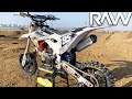 Crazy 190cc Husqvarna Pit Bike RAW - Motocross Action Magazine