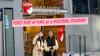 First day at University Canada West 🇨🇦|MBA student| Bhutanese