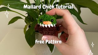 How to crochet a mallard plushie|Easy tutorial,Beginners crochet