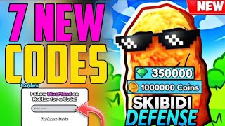 NEW* ALL WORKING CODES FOR SKIBIDI TOWER DEFENSE IN 2024! ROBLOX SKIBIDI TOWER DEFENSE CODES